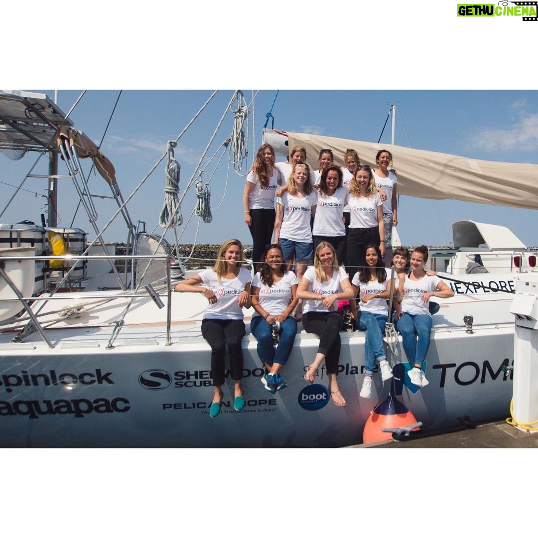 Ellise Chappell Instagram - Feeling emotional over here. Exactly this time last year I was jumping on a boat with @exxpedition_ and sixteen other incredible women. We were about to sail from Vancouver - Broken Isles - Seattle, to beach clean, and test and sample the ocean water for plastic pollution and toxins. The experience was inspiring, eye-opening, and one that I will treasure and remember forever. It’s been so amazing to see how much traction the issue of plastic pollution has gained over the last year. However, there’s still so far to go, and being reminded that this voyage was a whole year ago feels like, for me, a kick up the butt to keep pushing and working for change - the time to protect our planet is NOW! Check out my saved stories to see what we got up to on the trip 🌊⛵️