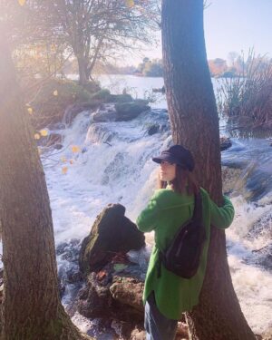 Ellise Chappell Instagram - candid photo of me and my partner