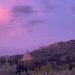 Ellise Chappell Instagram - Thunderstorm sunset in Montepulciano 💌