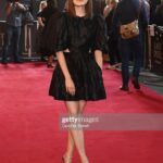 Ellise Chappell Instagram - #TheLastDuel premiere last night - it’s out October 15th and wow, everybody should go see it #LadyMarguerite #JodieComer ⚔️ Styling : @hollyelgeti Make-up : @charlotteyeomansmakeup Wearing : @_aje_ @jimmychoo @stephenwebsterjewellery 🖤 Thank you @20thcenturyuk & @runraggeduk for having us 🖤
