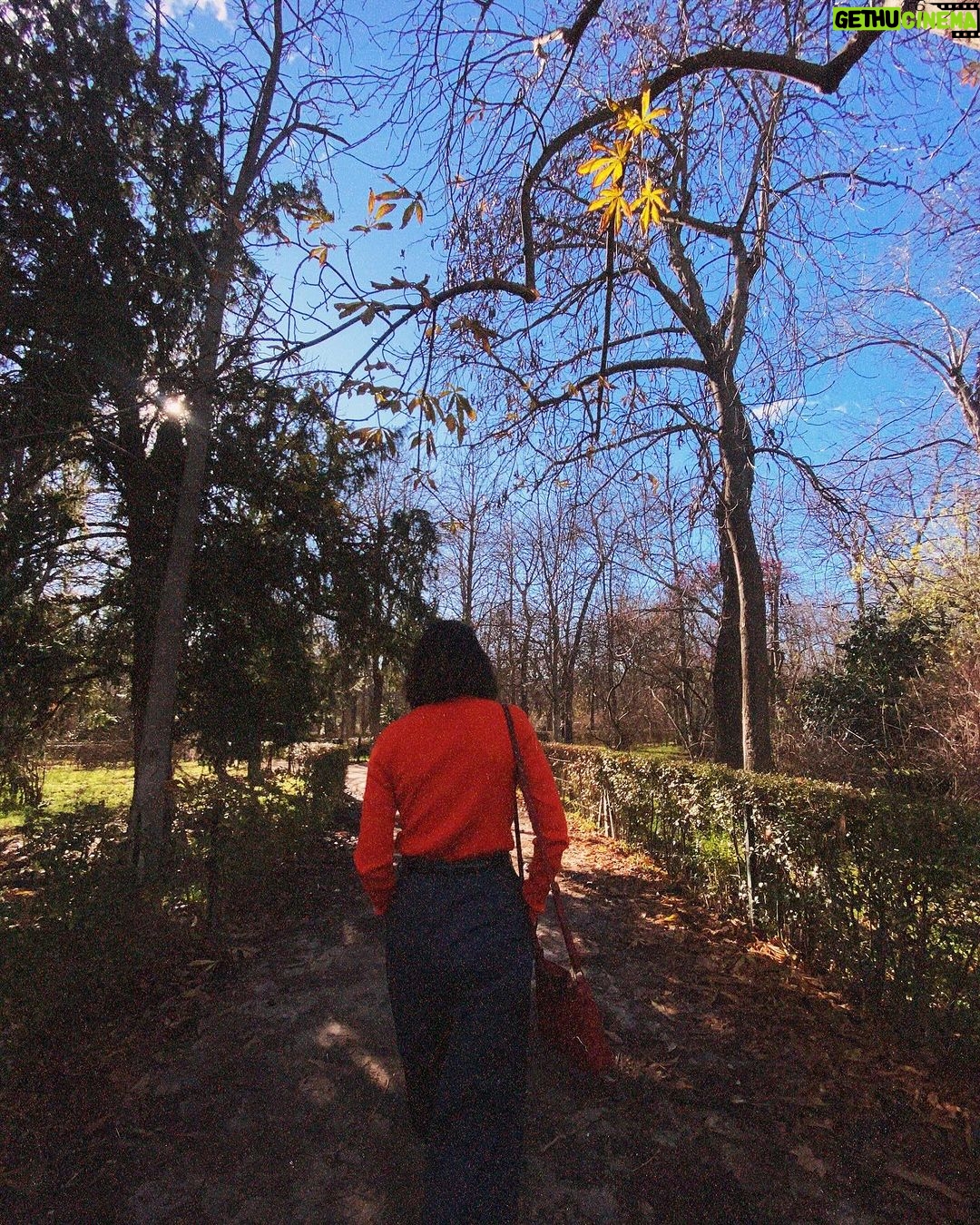 Eloísa Maturén Instagram - Rendirse. Dejarse atravesar. Soltar la rienda y permitir que cada mínimo paso guíe el camino entre las tinieblas, en sintonía con el faro que hay dentro. Sostenerme, aunque solo quiera huir lejos de mí. Imitar al invierno, permanecer quieto, reposando en el silencio. Antes me costaba llorar, me convencía de que la única opción era ser fuerte, demostrar afuera y adentro que nada podía derribarme. Hoy entiendo que al otro lado del dolor está el corazón del aprendizaje. El poder de la vulnerabilidad. Sentir el amor que late en el pecho, aunque haya dejado un crater. Es necesario permitir que la ausencia duela hasta dejarte sin aire. Atravesar el fuego. Ouch. Agradecer las despedidas tanto como las llegadas, con el corazón en la mano. La incertidumbre, la belleza de que cualquier instante puede ser el inicio de una experiencia inolvidable. Madrid, Spain
