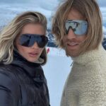 Elsa Hosk Instagram - First day on the slopes of St Moritz was pure 🤍🤍🤍🤍 St. Moritz, Switzerland