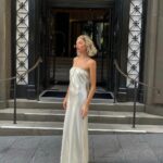 Elsa Hosk Instagram - The Ultimate silk gown🫶❤️ from the @helsastudio “Holidays in New York” collection droppin November 30th