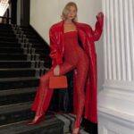 Elsa Hosk Instagram - Red is the new black they said 🌹 @revolve