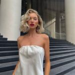 Elsa Hosk Instagram - The Ultimate silk gown🫶❤️ from the @helsastudio “Holidays in New York” collection droppin November 30th
