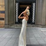 Elsa Hosk Instagram - The Ultimate silk gown🫶❤️ from the @helsastudio “Holidays in New York” collection droppin November 30th