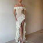 Elsa Hosk Instagram - Helsa Atelier restocked when I was on the plane and I didn't get to post about it in time for almost all of it to sell out again. Wanted to thank you so so much for your support of @helsastudio since day 1. I have tears in my eyes because I spend day and night thinking about the brand. how to make clothes you'll love and how to constantly improve. To know you're out there loving it makes my world because I get to do what I love so thank you!!! Thank you thank you thank you💕 ps. We made the Thea gown in the lightest blush, lavender and ivory, handmade in Los Angeles in the most beautiful delicate chiffon. go get them before they’re gone! ✨✨
