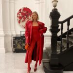 Elsa Hosk Instagram - Red is the new black they said 🌹 @revolve