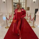 Elsa Hosk Instagram - Red is the new black they said 🌹 @revolve