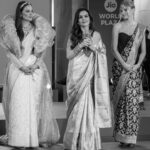Elsa Hosk Instagram - Still getting over our trip to India with my girl @ashleygraham celebrating the opening of the stunning @jioworldplaza , getting to wear the most gorgeous handwoven Banarasi brocade sari by @swadesh_online , an artisan-forward initiative of the Reliance Foundation. The Foundation's Chairperson, Mrs Nita Mukesh Ambani, has always been passionate about Indian crafts and culture, and SWADESH is the realisation of her dream of creating a platform to champion and empower Indian artisans to take their rightful place on the global stage. ❤️ thank you for this unforgettable trip, already want to go back and explore more of India!