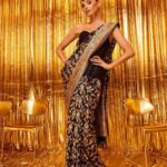 Elsa Hosk Instagram - Still getting over our trip to India with my girl @ashleygraham celebrating the opening of the stunning @jioworldplaza , getting to wear the most gorgeous handwoven Banarasi brocade sari by @swadesh_online , an artisan-forward initiative of the Reliance Foundation. The Foundation's Chairperson, Mrs Nita Mukesh Ambani, has always been passionate about Indian crafts and culture, and SWADESH is the realisation of her dream of creating a platform to champion and empower Indian artisans to take their rightful place on the global stage. ❤️ thank you for this unforgettable trip, already want to go back and explore more of India!