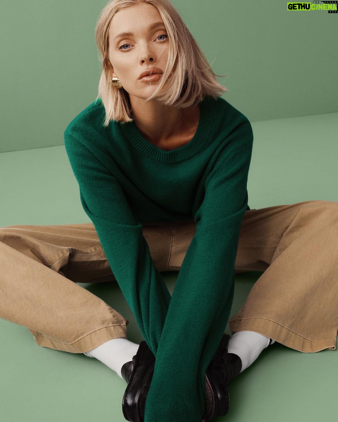 Elsa Hosk Instagram - Tuuli and I for @GAP ❤️❤️❤️❤️❤️❤️❤️❤️❤️ Had the best time shooting the gap holiday campaign with my number one girl!!