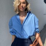 Elsa Hosk Instagram - Office attire 💻 ✍️ ☕️