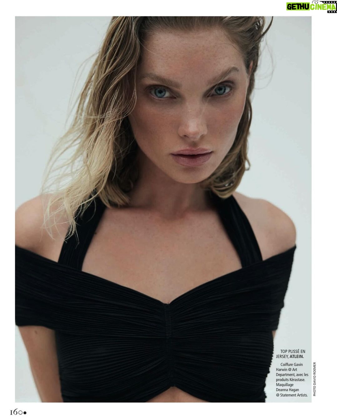 Elsa Hosk Instagram - A lovely day shooting 5 covers for @madamefigarofr 🤍 Pick it up and read the interview☺️ @david_roemer @isa.girard.1 @deannahaganmua @gavinharwinhair