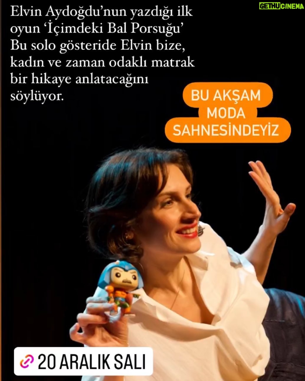 Elvin Aydoğdu Instagram - Bu akşam Moda Sahnesi’ndeyiz🦡🦡🦡 @dottiyatro_dottheatre @ozlemdaltaban @aysegulbeyazdag @modasahnesi