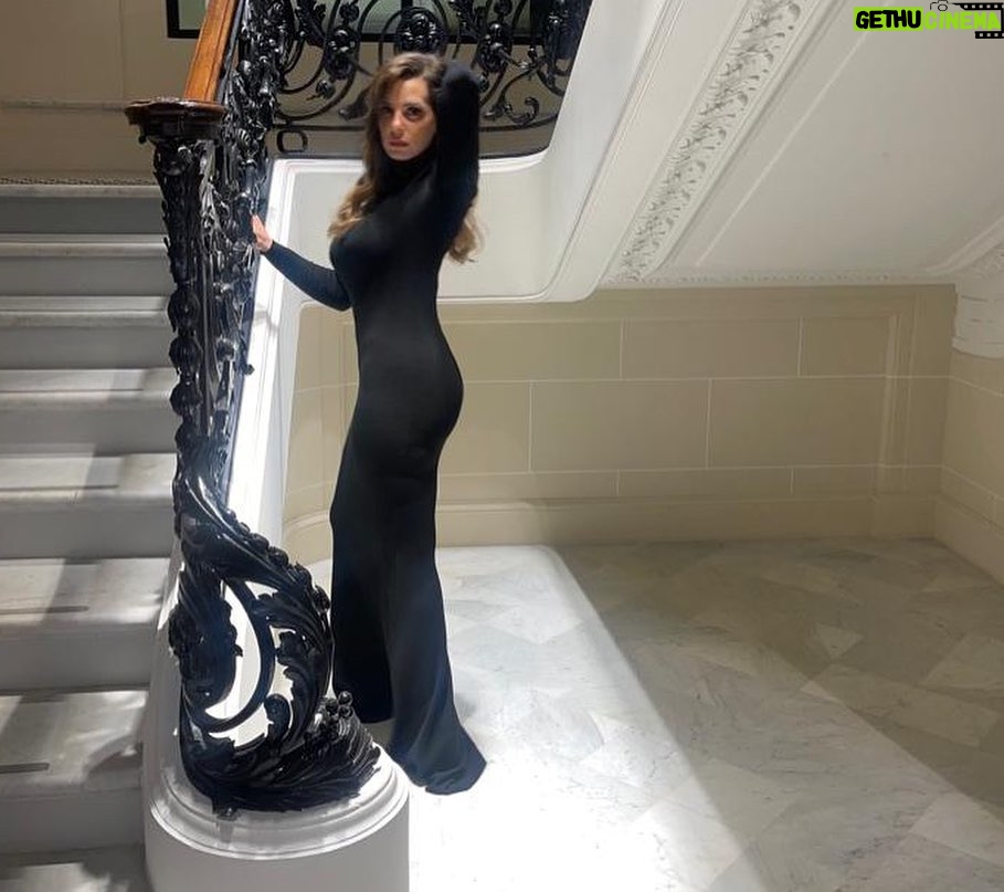 Eman El Assi Instagram - A wonderful night celebrating art and architecture in a magical venue Congratulations @magnomproperties @richardorlinski for a successful partnership congrats @maged_marie Dress @ysl Hairdresser @rafilotoma Makeupartist @cathydennielmakeup Paris, France