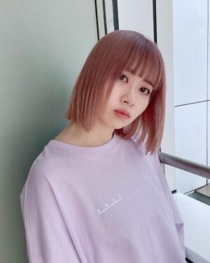 Emi Ōmatsu Instagram - 今世紀最大のイメチェン！
さくらピンク！