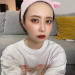 Emi Ōmatsu Instagram - おはようでやんすでお馴染み とうあくんの毎日メイクやってもらいました。 左右対称感がすごい！ お化粧上手すぎたし 礼儀正しくて良い子すぎた、、、 ありがとう☺️☺️☺️