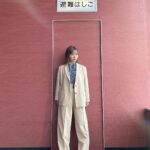 Emi Ōmatsu Instagram – あ、、、
EDNAのセットアップ
頑張ってインしたらめちゃ
足長くみえる、、、
（写真撮影時必死でお腹へっこめてる）