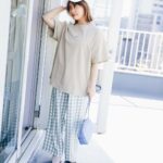 Emi Ōmatsu Instagram - EDNAの新作今日から発売です！！！ 今回はチェックがテーマ！！！ 男の子も着れます🙆‍♀️🙆‍♀️🙆‍♀️ めちゃかわいい＆機能性もバツグンなのでぜひチェックしてみてください！ 米村に男性モデルしてもらいました！ ありがとよねむら！