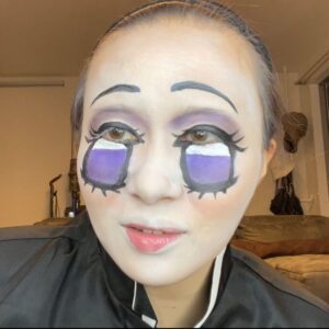 Emi Ōmatsu Instagram - 今夜は月が綺麗ですね。
胡蝶しのぶです。
1枚目:盛れたしのぶ
2枚目:犬としのぶ
3枚目:犬の裏切り
4枚目:撮影終了後