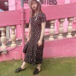 Emi Ōmatsu Instagram - グアムのピンクの壁 私に向かって虫とんできてちょっと元気失った