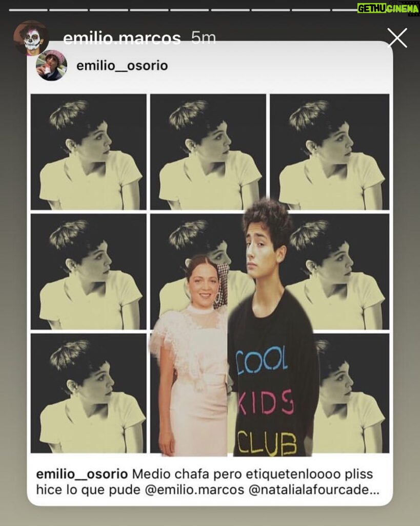 Emilio Osorio Instagram - Graciassss emilio de verdad cumpliste mi sueño de verdad no pensé que lo vieras tan rápido @emilio.marcos