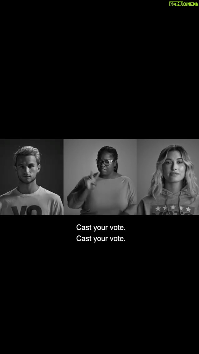 Emily Baldoni Instagram - VOTE! We need ALL of us! Repost from my friend @ogetheyogi • We are living in unprecedented times in so many ways. We are in the midst of a pandemic, an economic crisis and the largest civil rights movement this country has ever seen...all in the midst of an election year, probably the most IMPORTANT election of our lifetime! And one of the tools we possess is the right to vote. A right that should be a fundamental right, yet one that many have had to fight for and continue to fight for. The right to vote has always been about power...who has it and who doesn’t. So as a way to lend my talents and skills to the fight and as a way to inspire us all to get out and vote, I got to create and direct this voting PSA with @levis and a few friends. I hope it empowers you to utilize your voice through your vote and beyond this election because we need ALL of us! We are all so damn powerful! Never forget that ✊🏾 Featuring model and activist @haileybieber researcher and educator @dr.joydegruy professor and civil leader @docmellymel scholar and author @safiya.noble.phd actor and activist @flynnagin11 activist Helen Jones, actor and musician @c.syresmith filmmaker @jonmchu student activist @lilbit_lila musician @miguel actor @rossbutler co-founder of the Black Lives Matter youth branch @thandiweabdullah attorney and CEO of IMPACT Strategies @angelarye poet @signedjaymarie actor @officialdannytrejo and ASL interpreter @blackterplife
