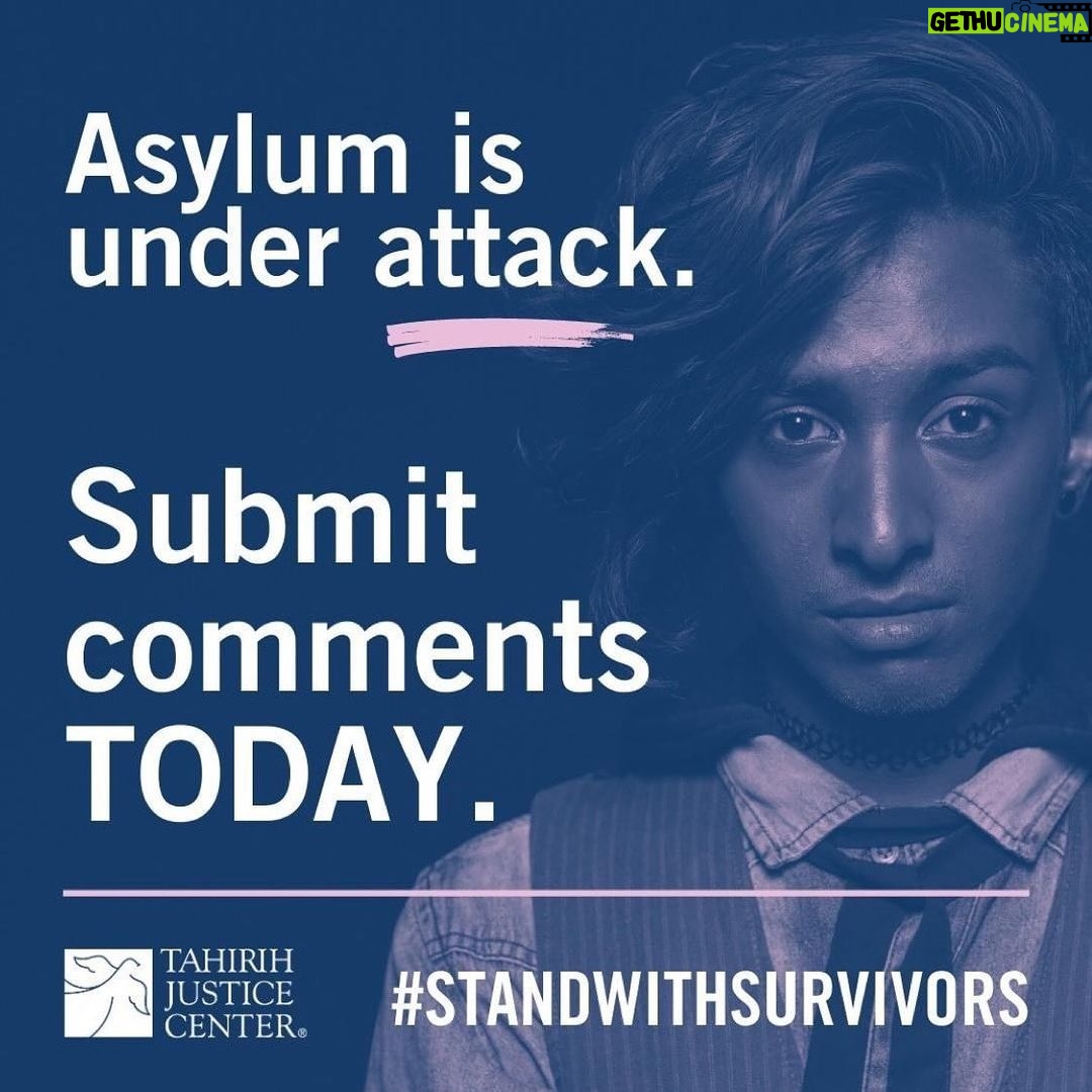 Emily Baldoni Instagram - Tribe! We must do something!! The regulations that are being proposed would make it impossible for 90% of people who receive asylum today to continue to receive it. Including all those seeking asylum because of gender based persecution. We need to overwhelm them with public comments!! Please submit yours TODAY using the link in my bio ππΌππΌππΌ Repost from @tahirihjustice β’ *ONLY TWO DAYS LEFT* to submit your public comment opposing the new asylum regulations. β β Make your voice heard about the proposed rule that would slam the door on almost all asylum seekers in the United States. The deadline to submit a comment to the administration is July 15 at 11:59 pm Eastern. β β Click the link in our bio to submit your public comment and help #SaveAsylum and #StandWithSurvivors TODAY.
