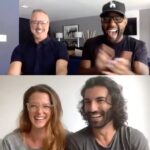 Emily Baldoni Instagram - Look who snuck her way into the #ManEnough world! Thank you for having me @justinbaldoni 😘 The first ever #ManEnough (couples edition) w/ our new BFF’s @karamo & @theianjordan drops tomorrow Monday on @manenough.tv ⁣ ⁣ SOO much good and relevant stuff in this one!! ⁣
