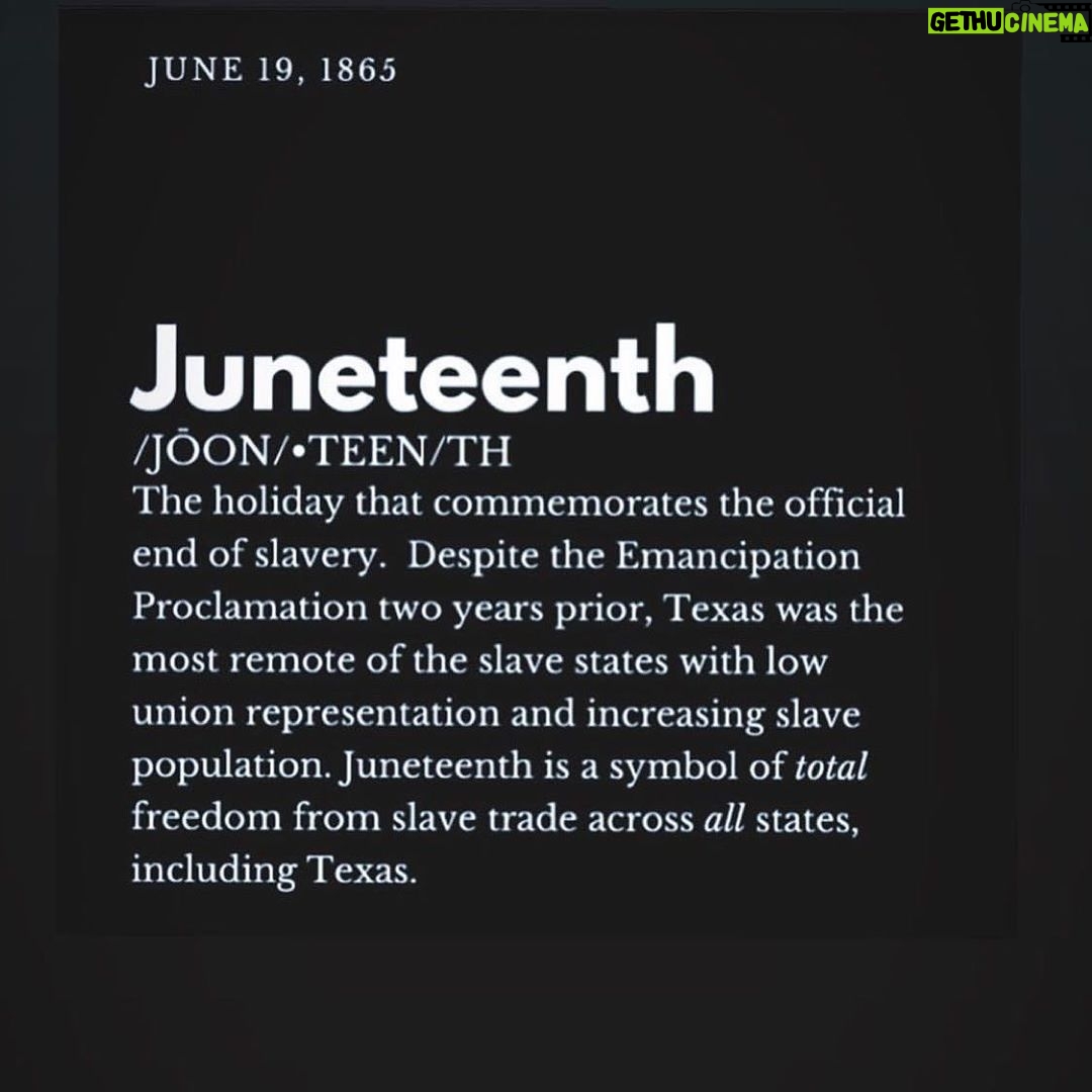Emily Baldoni Instagram - It should be a national holiday. Period. Happy Juneteenth! #blacklivesmatter