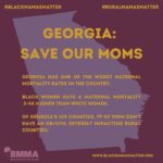 Emily Baldoni Instagram - We are talking about the survival and well-being of our next generation and the mothers who will raise them!! There is NOTHING more important. On average in America, Black women have a maternal mortality 3-4x higher than white women. In NY alone, that rate is 12x higher! WE MUST SAVE OUR MOMS!! Please go to the link in my bio and donate to blackmamasmatter.org Repost from @blackmamasmatter • #Georgia has one of the worst maternal mortality rates in the country! Maternal health programs are at risk of losing crucial funding. The state of Georgia can do better by restoring funds into maternal and reproductive health programs and services! . . . #SaveOurMoms #SaveGAMoms #BlackMamasMatter #RuralMamasMatter