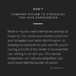 Emily Baldoni Instagram - Thank you @wastefreemarie for the DO’s and DON’T’s of how to be an ally! Reminder that ally should be used as a verb rather than a noun 🗣