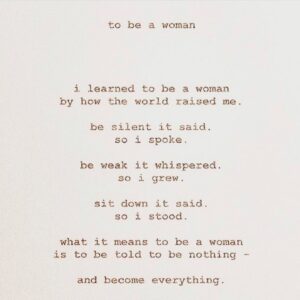 Emily Baldoni Instagram - “Honoring all the souls I share this path with. All the courage of the feminine within all gendered bodies” ⁣
⁣
Thank you for sharing this @marysia_miernowska 💛⁣
⁣
✨Become everything. Everything you deeply know you are here to be✨⁣
⁣
(And if you know who wrote this poem please let me know so I can tag & credit 🙏🏼)⁣