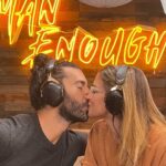 Emily Baldoni Instagram - A conversation about dating and marriage which turned into a deeper sharing about the invisible work of women and mothers.⁣ ⁣ Thank you @wearemanenough and @justinbaldoni @feministabulous @jamey_heath_ for having these conversations.⁣ ⁣ Link in my bio to listen ❤️