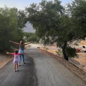 Emily Baldoni Instagram - Such a sweet post by my love 😍 

PS: I can’t help but move my body when I feel called, yes. I also can’t help the goddam OCD going haywire when I notice these images are out of order 😖🤪 why can’t you edit images?? 

Repost from @justinbaldoni
•
Last night on our bedtime walk I caught this little moment of magic. 

@emilybaldoni can’t help but move her body when she feels called. When nature calls. It’s so breathtakingly beautiful on its own, but watching Maiya mimic her every action damn near brought me to tears. 

Our kids study us. They observe. They watch our every move. They take in all we say and even more so what we don’t say. They feel it all and absorb like little sponges and then copy us because we are there guides. Their teachers. Their safe places. 

If only they knew they were actually the ones teaching us. 

Their innate goodness, curiosity, and joy is just that…innate. It isn’t learned. 

We are the reasons they forget. But if we let them they will help us remember. 

Let’s never forget. Our actions today will be their actions tomorrow. 

Let’s heal while we can so we can show the next generation how to heal. 

Healed people heal people.