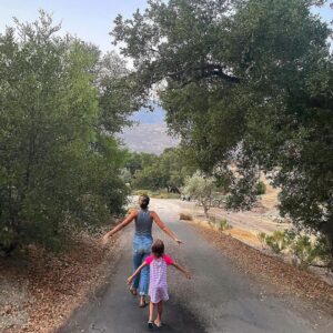 Emily Baldoni Instagram - Such a sweet post by my love 😍 

PS: I can’t help but move my body when I feel called, yes. I also can’t help the goddam OCD going haywire when I notice these images are out of order 😖🤪 why can’t you edit images?? 

Repost from @justinbaldoni
•
Last night on our bedtime walk I caught this little moment of magic. 

@emilybaldoni can’t help but move her body when she feels called. When nature calls. It’s so breathtakingly beautiful on its own, but watching Maiya mimic her every action damn near brought me to tears. 

Our kids study us. They observe. They watch our every move. They take in all we say and even more so what we don’t say. They feel it all and absorb like little sponges and then copy us because we are there guides. Their teachers. Their safe places. 

If only they knew they were actually the ones teaching us. 

Their innate goodness, curiosity, and joy is just that…innate. It isn’t learned. 

We are the reasons they forget. But if we let them they will help us remember. 

Let’s never forget. Our actions today will be their actions tomorrow. 

Let’s heal while we can so we can show the next generation how to heal. 

Healed people heal people.