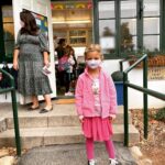 Emily Baldoni Instagram - So this happened yesterday. First day of school, and just like that we have a first grader in the family. Maiya was so ready and proud, Maxwell was less excited about PreK, and well, the last picture shows you how @justinbaldoni and I felt about it all. Truth is, and I know most parents relate, the feelings are SO mixed. I cried after drop off, a lot. And yet, deep inside, there was a happy dance happening because I just spent 184 hours this summer just cleaning up after my family. (I had a rough day last week and actually calculated this 🤓) Happy school start to all families out there!! 😭💃😭💃😭💃😭💃