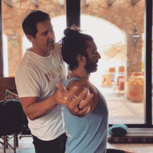 Emily Baldoni Instagram - Last week our dear friends and healers @drjohnamaral and @christinaamaral blew our minds and sent us to outer (and inner) space for a few days 🚀 ⁣
⁣
This is the kind of healing work that helps me remember how powerful and wise my body is. When I learn to listen to it and let it do what it’s capable of doing, there is tremendous healing and guidance. And when we also tap into what’s beyond the 3D reality there’s not only healing, there’s pure magic ✨ ⁣
⁣
I believe that connecting to who we truly are, beyond our cultural conditioning and beliefs, is what will actually transform humanity. To be on a journey of self discovery and healing, elevating our energy and consciousness, living an authentic life infused with meaning and service, are the actions most needed to impact the collective, and in my opinion the most important kind of activism ❤️