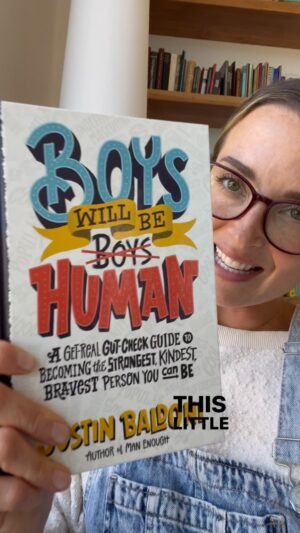 Emily Baldoni Instagram - Boys Will Be Human is finally here. I love this book. So. Much. @justinbaldoni you’ve created something amazing and so incredibly important.  I’m deeply grateful that this book exists for boys (and everyone else) to read and lean on.

Click the link in my bio to get a copy! 

#boyswillbehuman