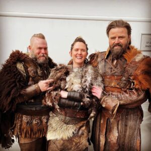 Emily Cox Instagram - ❤️.

@jeppeblinsta @markrowley90 @samuelsson_magnus #petergantzler @thelastkingdom