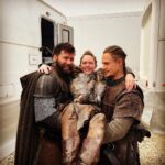Emily Cox Instagram - Byebye guys…. 🥹🥹…🫶 @thelastkingdom @markrowley90 @arnasfederman #brida #thelastkingdom #emilycox