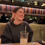 Emily Cox Instagram - Thank you, Berlin! As always- you were great…❤️ @telegraphenamt.berlin @restaurant_root #ad #werbung