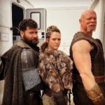 Emily Cox Instagram - ❤️. @jeppeblinsta @markrowley90 @samuelsson_magnus #petergantzler @thelastkingdom