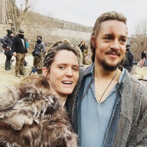 Emily Cox Instagram - Not the best, but probably the very last Photograph ever taken of Uhtred and Brida….❤️

Thank you for everything!!💫💫💫

@alexander.dreymon @thelastkingdom @carnivalfilms @nickmurfpix @netflix @netflixde @bbctwo @chasbain