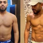 Emine Mkh Instagram - Biiim ! 90% ! Et c’est pas Photoshop les frères 🔥 On est bientôt sur une fin de transfo la miff. J’ai commencé le 24 avril 2023. Je me suis imposé une diet et un programme de fou et bien encadré surtout part @maximeparisi_ifbbpro C’était super important pour moi, parce que je suis jamais sérieux en vrai. Vous connaissez votre gars c’est un flemmard 😮‍💨 Et lui il à carrément il a réussi à me tenir respect à toi frero hahaa Cette fois ci, j’ai décidé de me donner à 100% et voilà le résultat aujourd’hui. Je suis archi fier de moi en vrai. J’aurais jamais cru un jour pouvoir être un gars fit. Ptdrrr qui m’aurait cru même déjà ? 😂🍔🍟