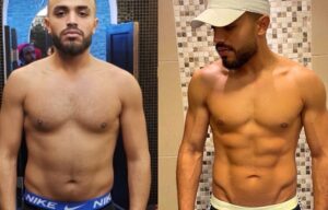 Emine Mkh Instagram - Biiim ! 90% ! Et c’est pas Photoshop les frères 🔥 
On est bientôt sur une fin de transfo la miff. 
J’ai commencé le 24 avril 2023. Je me suis imposé une diet et un programme de fou et bien encadré surtout part @maximeparisi_ifbbpro C’était super important pour moi, parce que je suis jamais sérieux en vrai. Vous connaissez votre gars c’est un flemmard 😮‍💨 
Et lui il à carrément il a réussi à me tenir respect à toi frero hahaa 
Cette fois ci, j’ai décidé de me donner à 100% et voilà le résultat aujourd’hui. Je suis archi fier de moi en vrai. J’aurais jamais cru un jour pouvoir être un gars fit. Ptdrrr qui m’aurait cru même déjà ? 😂🍔🍟
