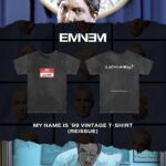 Eminem Instagram - “Want to copy me and do exactly like I did?” Hit the store for the #MyNameIs ‘99 vintage t-shirt re-issue #SSLP25- shop.eminem.com