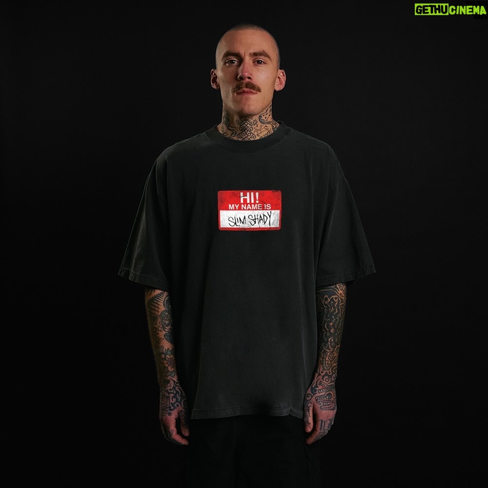 Eminem Instagram - “Want to copy me and do exactly like I did?” Hit the store for the #MyNameIs ‘99 vintage t-shirt re-issue #SSLP25- shop.eminem.com