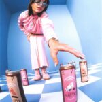 Emma Chamberlain Instagram - my go-to iced coffee recipe is now in a CAN!!!!!! 🥳 @chamberlaincoffee 💙 coming to a @walmart near you… actually it’s already at a @walmart near you… go find em… 🤩